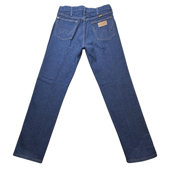 Vintage Wrangler 13MWZ Jeans Mens 32x32 (29x31) Blue Denim Cowboy Cut USA 90s